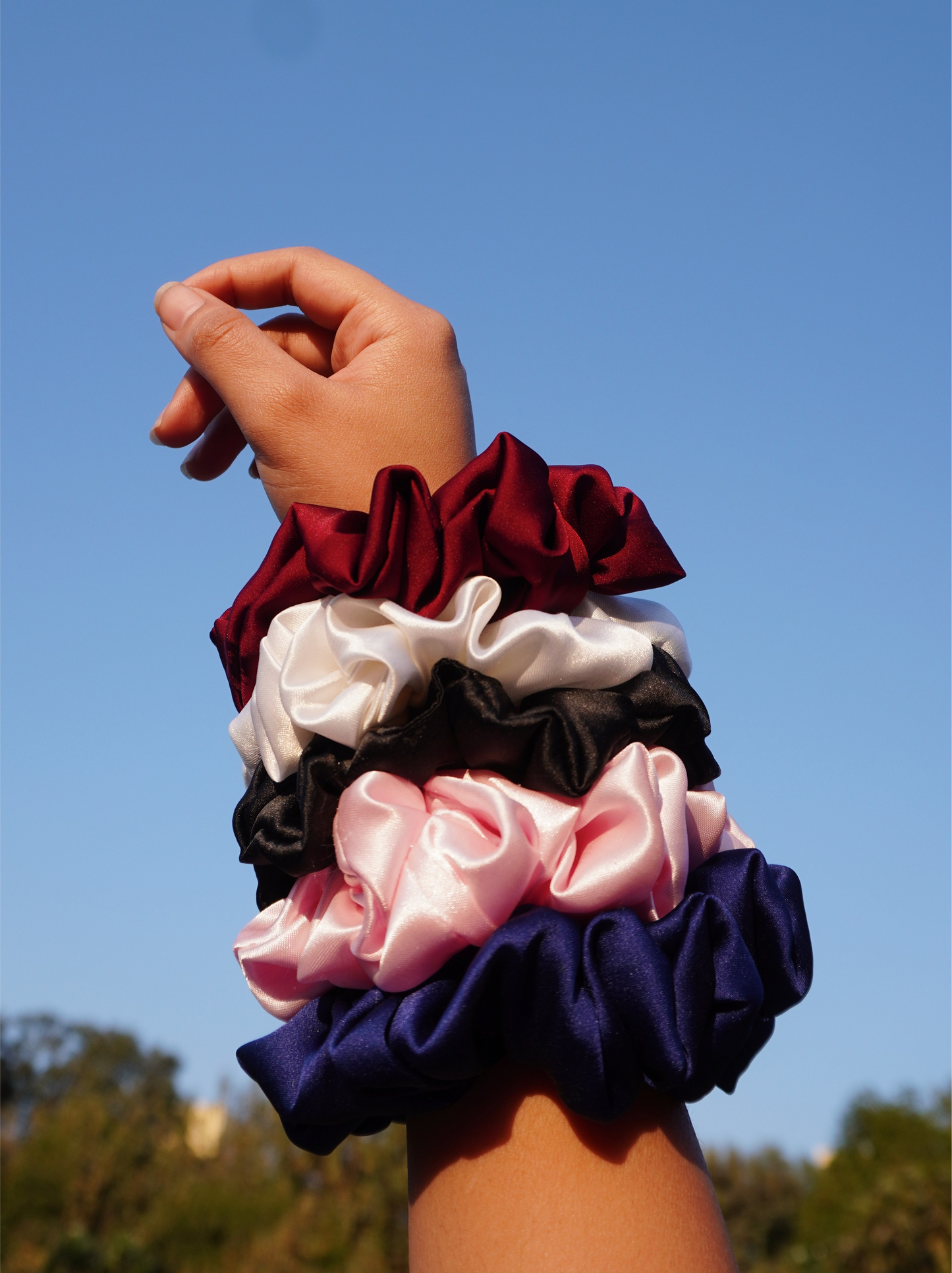 Satin Scrunchie Set