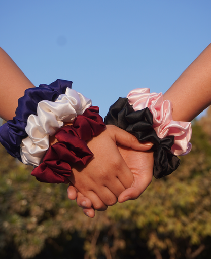 Satin Scrunchie Set